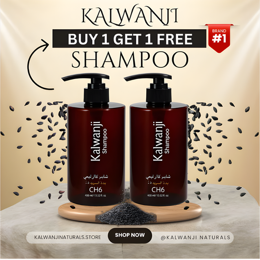 Organic Kalwanji Black Seed Shampoo 250ml – BUY 1 GET 1 FREE - MIP
