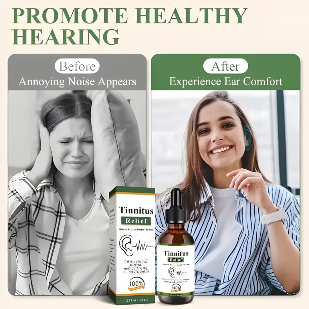 Tinnitus Relief Drops – Fast Relief for Ear Noise, Ringing & Buzzing