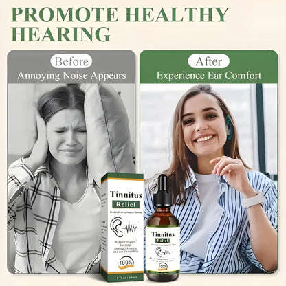Tinnitus Relief Drops – Fast Relief for Ear Noise, Ringing & Buzzing