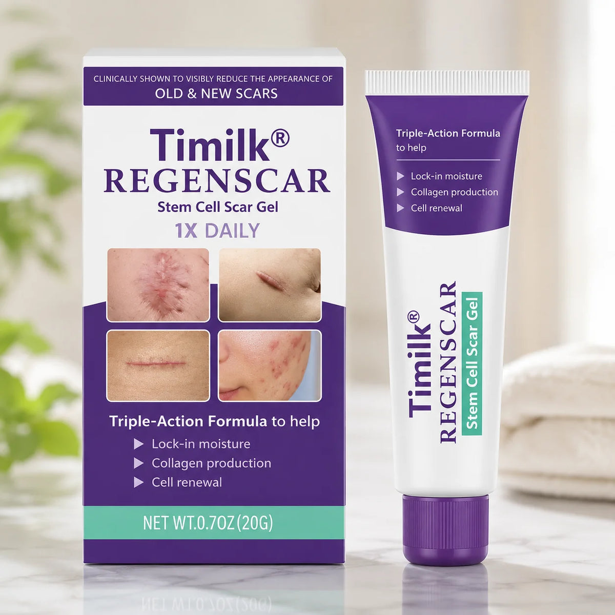 TiMilk – ReGen Scar Stem Cell Repair Gel